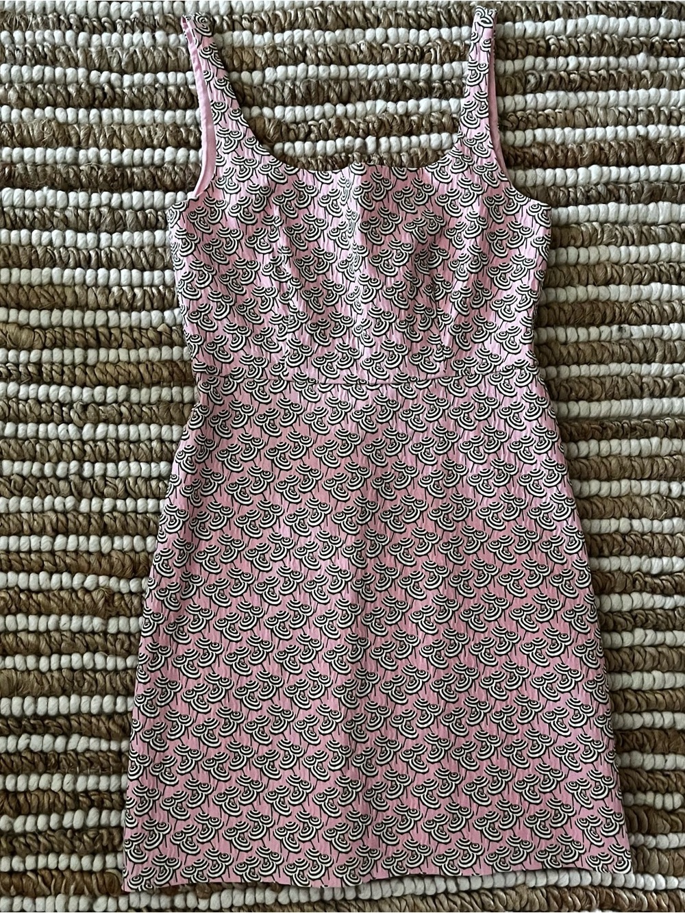 J. Crew light Pink umbrella Patterned Mini Dress